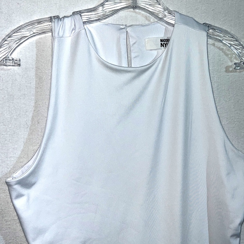 High Neck Bodysuit BRAND NEW MADDEN NYC Large - Fits like a Small!!